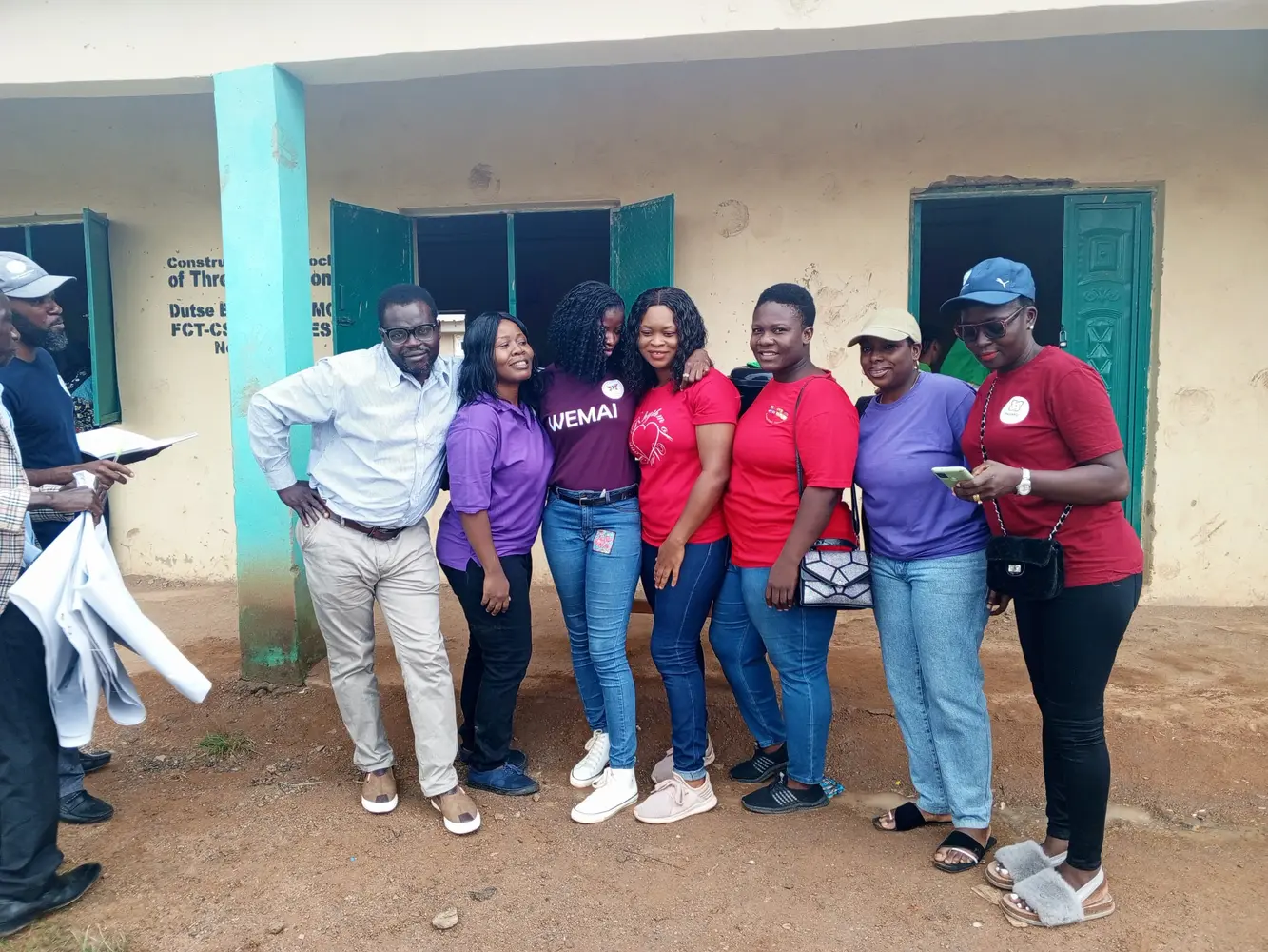 WEMAI volunteers at a community venue